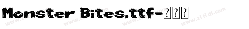 Monster Bites.ttf字体转换